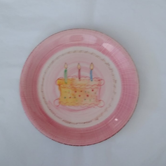 Dinner + Dessert Birthday Cake + Slice Plates - Picture 2 of 8